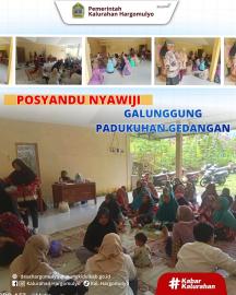 POSYANDU NYAWIJI GALUNGGUNG PADUKUHAN GEDANGAN